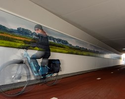 Unique tunnel art using Steni Vision